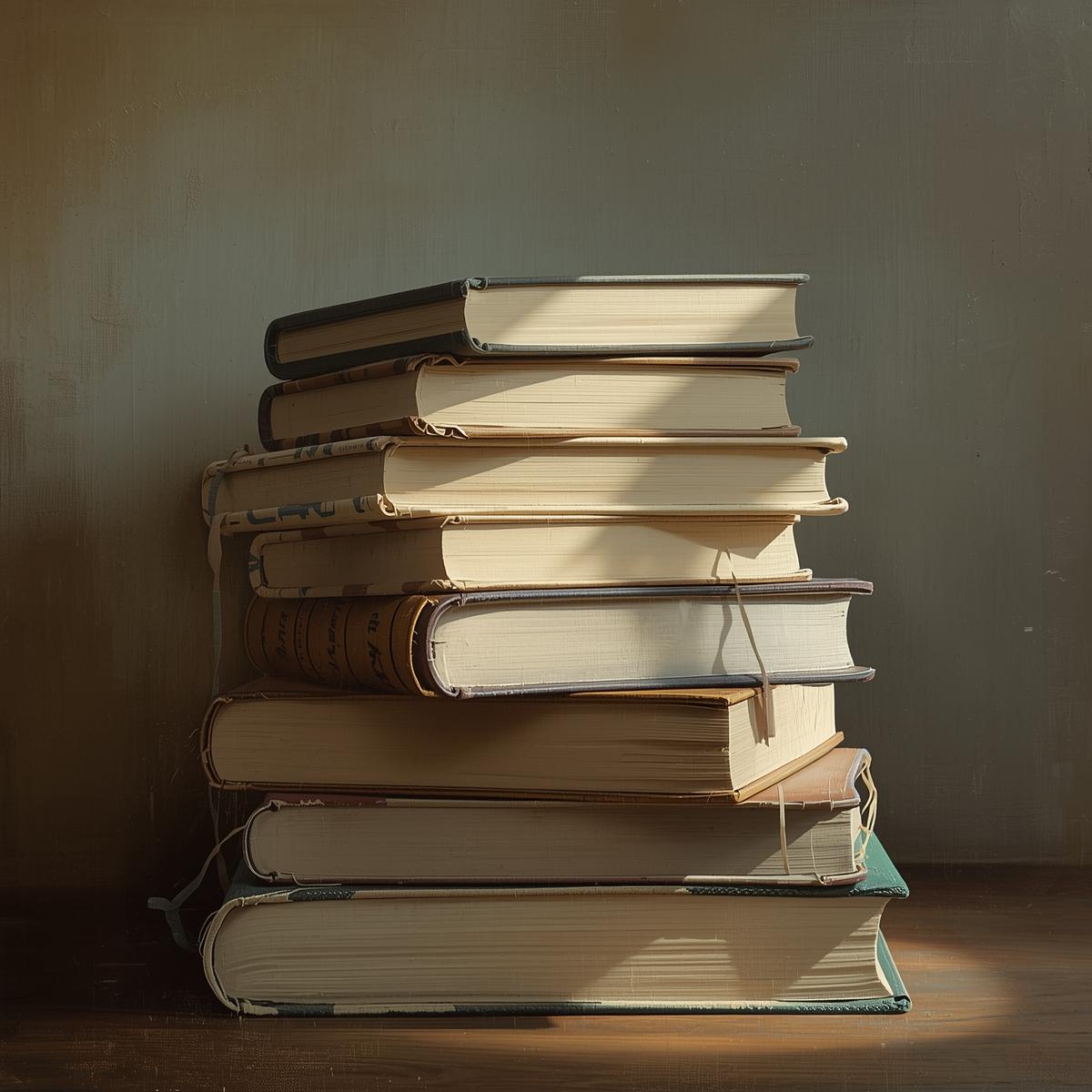 udžbenici za školu, realistična moderna slika